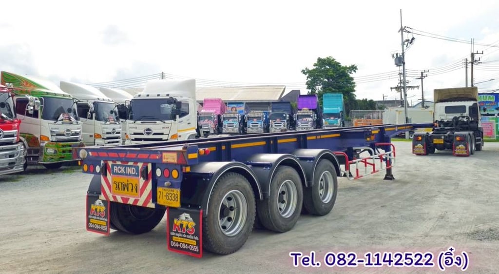 🚚💨หางก้าง สามเพลา อู่ RCK ปี 2564 (6338) 🚚💨หางก้าง สามเพลา อู่ RCK ปี 2564 (6338)