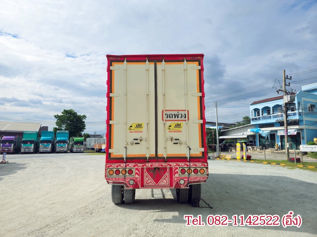 หางพ่วงตู้สิบบาน สองเพลา อู่ ปิติ ปี 2565 (3634)