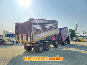 🚚สิบล้อดั้มพ์ พ่วงเเม่ปี 54 ลูกปี 57 ISUZU FXZ 360 เเรงม้า (9033)(2502) 🚚สิบล้อดั้มพ์ พ่วงเเม่ปี 54 ลูกปี 57 ISUZU FXZ 360 เเรงม้า (9033)(2502)