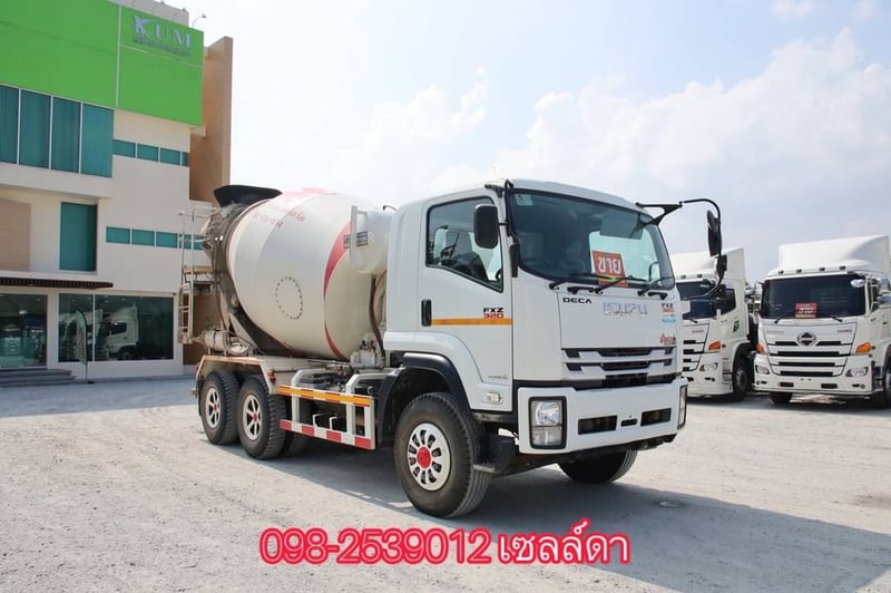 👉 สิบล้อโม่ปูน ISUZU FXZ 320 แร ปี 2566 (0237)