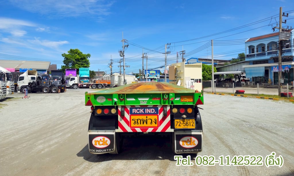 หางพื้นเรียบ สามเพลา อู่ RCK ปี 2566(5612) หางพื้นเรียบ สามเพลา อู่ RCK ปี 2566(5612)