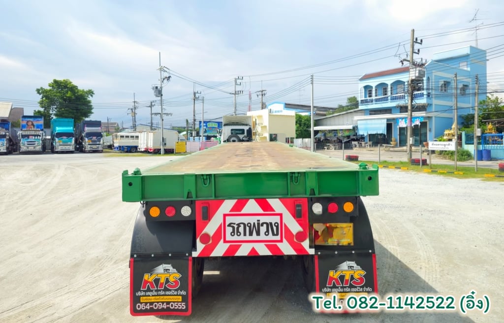 หางพื้นเรียบ สามเพลา อู่ RCK ปี 2560 (6737)