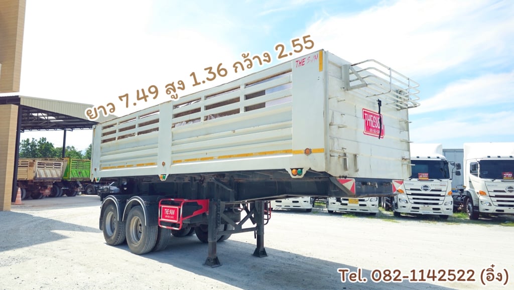 🚚💨 หางเซมิดั้มพ์ สองเพลา อู่เดอะซัน ปี 2566 (3395) 🚚💨 หางเซมิดั้มพ์ สองเพลา อู่เดอะซัน ปี 2566 (3395)