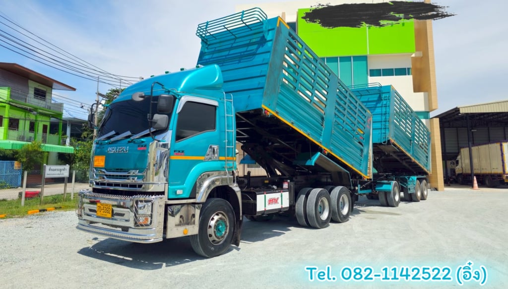 #สิบล้อดั้มพ์ ISUZU FXZ 360  ปี66(5392,5393)