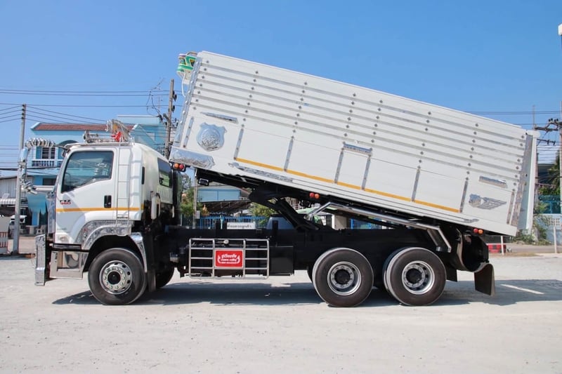 🤍ฟรีเก็บสวย 🤍ฟรียางใหม่ 8เส้น สิบล้อดั้มพ์ ISUZU  FXZ 360 แรง ปี 2565(5346)