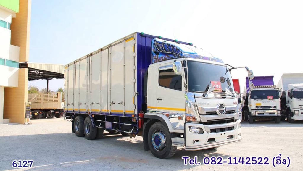 #สิบล้อตู้สิบบาน HINO FL8J 260 แรง ปี 2564 (6127) #สิบล้อตู้สิบบาน HINO FL8J 260 แรง ปี 2564 (6127)