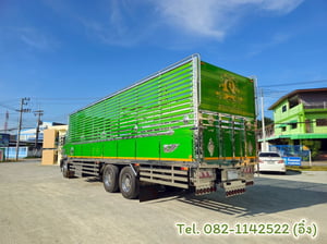#สิบล้อ HINO FL8J คอกมิเนียม  FL8J  260 แรงม้า ปี 66