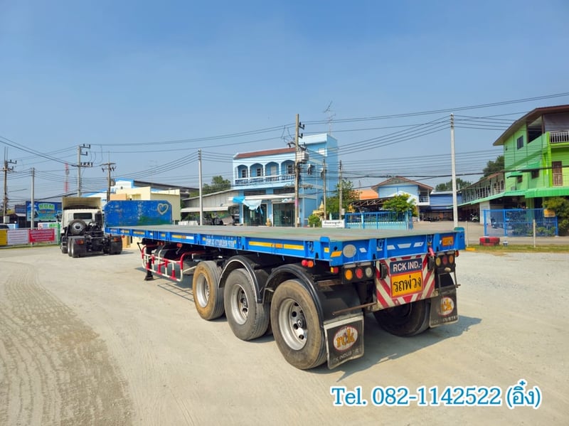 หางพื้นเรียบ สามเพลา อู่ RCK ปี 2565 (5249) หางพื้นเรียบ สามเพลา อู่ RCK ปี 2565 (5249)