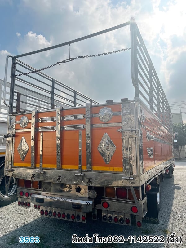 🚚💨หกล้อคอกสีส้ม ISUZU FRR 210 ปี 2563 🚚💨 (3563)