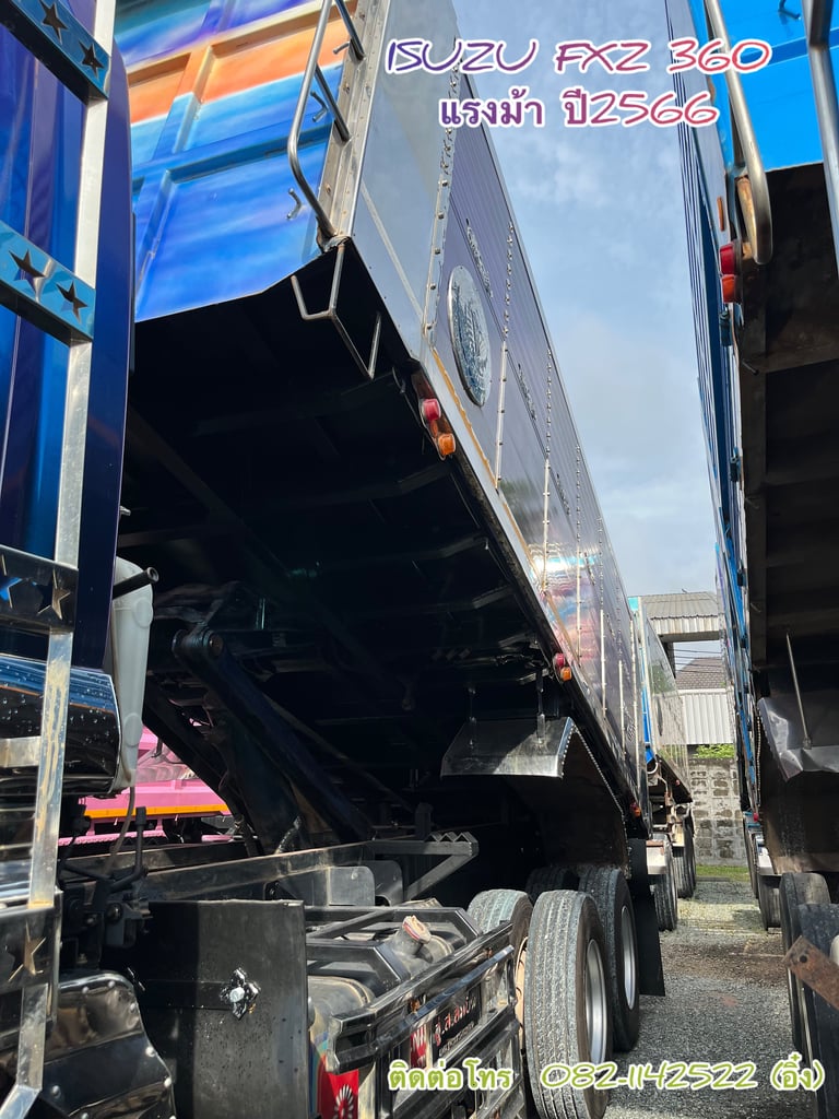 💥น้องการ์ตูนฟ้า มาแล้วค้าบ น่ารักๆ สิบล้อดั้มพ์ ISUZU FXZ 360 แรง ปี 2023 (5236)