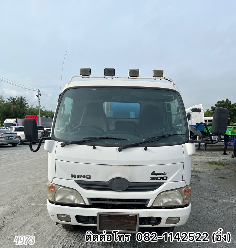 🚛💨หกล้อโม่ปูน HINO  XZU 150 แรง ปี 2555 (4973)