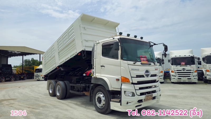#สิบล้อดั้มพ์ HINO FM1A 344 แรง ปี 2566 กระบะดั้มสามมิตรแท้ (1506)