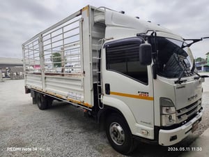 ISUZU FRR 210แรงม้า รถบรรทุก 6ล้อ กระบะคอกสูง ปี2023