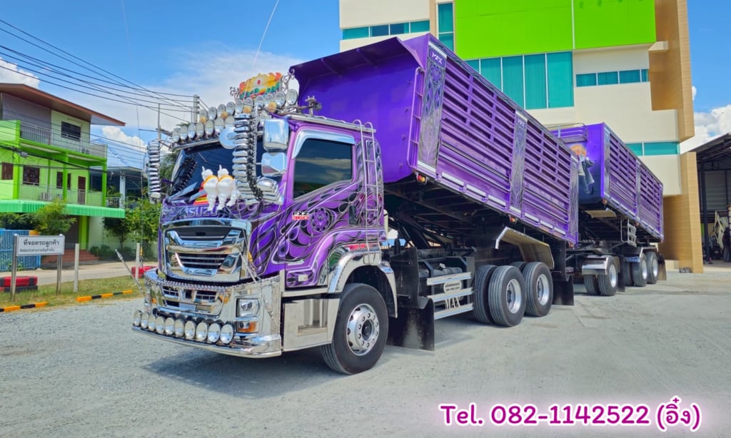 #สิบล้อดั้มเกษตรชุดใหญ่แม่ลูก ISUZU FXZ 360 แรง ปี 2566 (9107,9108)