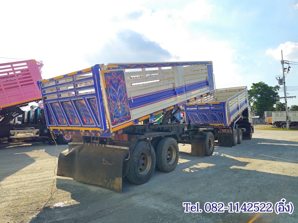 สิบล้อดั้มพ์ HIHO FM2P 380 แรงม้า ปี 2561 กระบะสามมิตรแท้ (8844,8845)