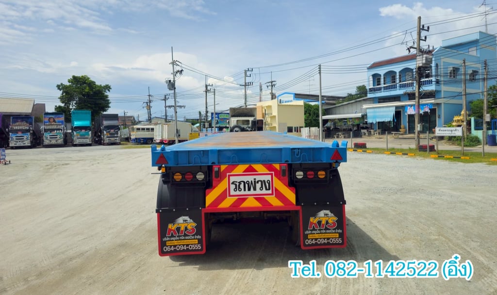 หางพื้นเรียบ สามเพลา อู่ WAFA ปี 2565 (8655) หางพื้นเรียบ สามเพลา อู่ WAFA ปี 2565 (8655)