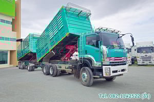 #Vายตัดสิบล้อดั้มเกษตรแม่ลูก ISUZU FXZ 360 แรง ปี 2566 (4795,4796)