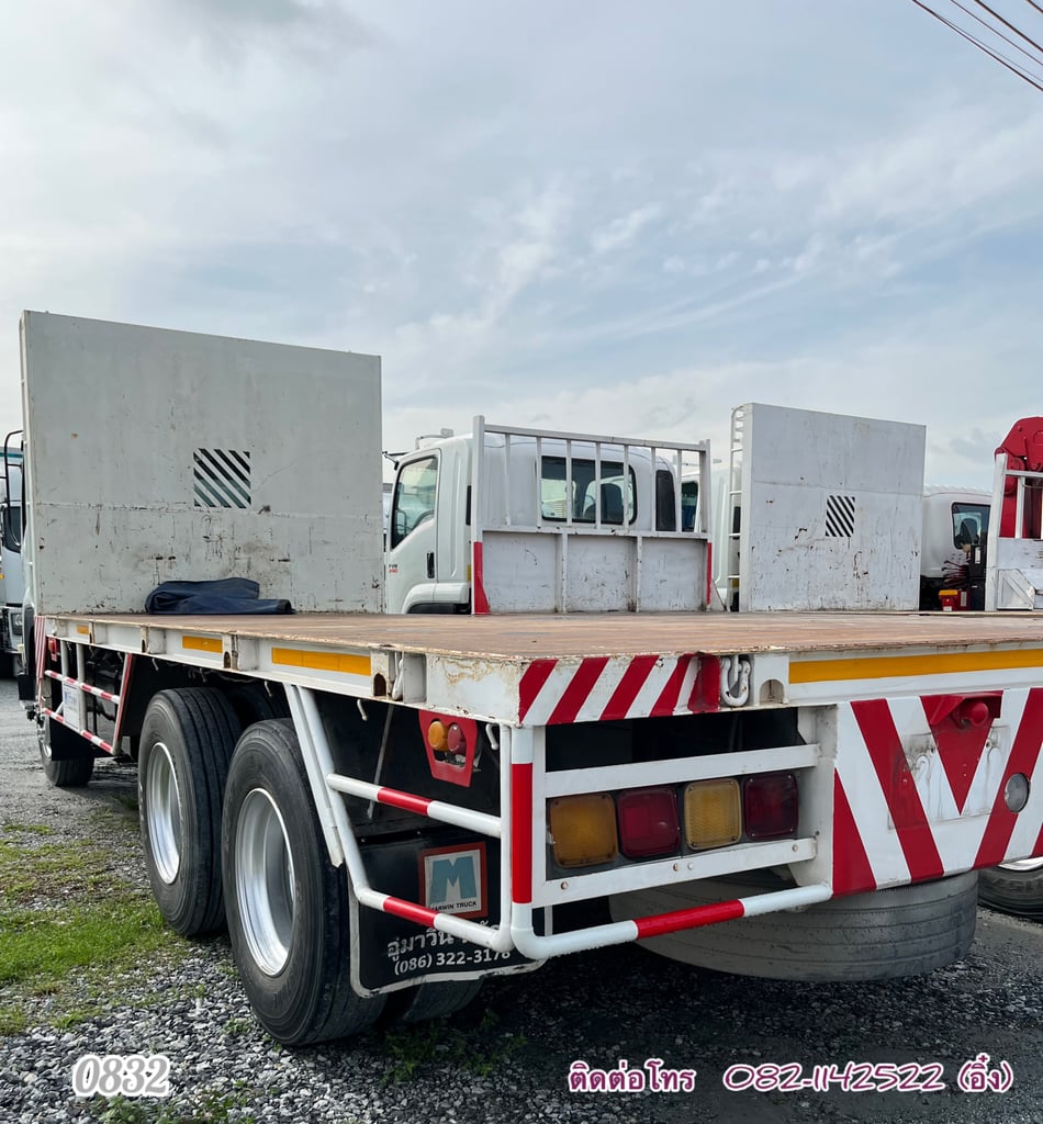 🔥🔥ลดส่งท้ายเดือน 9 ลดไปเลย 90,000 ทั้งเงินสดและไฟแนนซ์ 🚚💨สิบล้อพื้นเรียบ ISUZU FVZ 300 แรง ปี 2557 🚚💨 (0832)