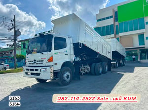 HINO FM 344แรงม้า รถบรรทุก 10ล้อ พ่วงแม่ลูก ปี2013