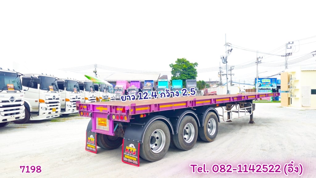 หางพื้นเรียบ สามเพลา อู่ panusmawim ปี 2555 (7197)