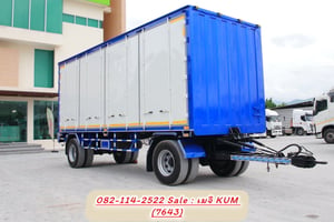 หางตู้สิบบาน สองเพลา อู่สมศักดิ์ บอดี้คาร์  ปี 2565 ยาว 7.50 กว้างใน 2.40 สูงใน 2.55