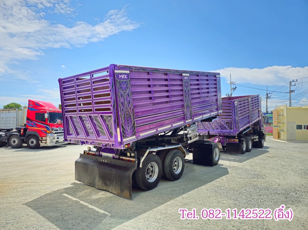 #สิบล้อดั้มเกษตรชุดใหญ่แม่ลูก ISUZU FXZ 360 แรง ปี 2566 (9107,9108)