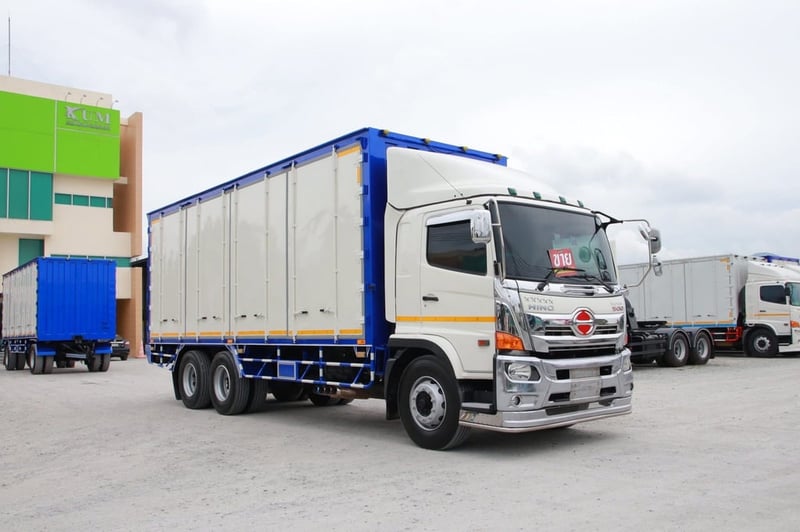 สิบล้อตู้สิบบาน HINO  FL8J 260 แรง ปี 2565 (7642)