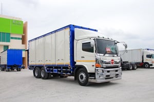 สิบล้อตู้สิบบาน HINO  FL8J 260 แรง ปี 2565 (7642)