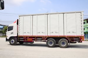 🚨ฟรียางใหม่ 6เส้น  🚨ฟรีเก็บงานสวย อู่BBC สิบล้อตู้สิบบาน HINO FL8J 260 แรง ปี 2565(5943)