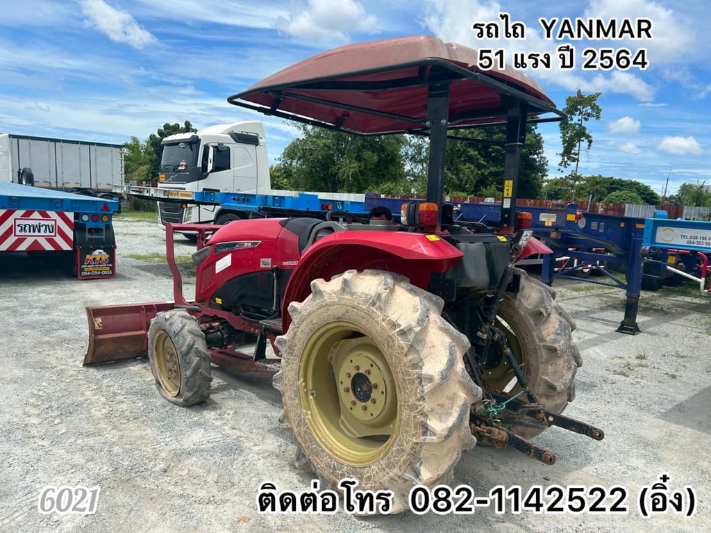 ‼️ด่วน รถพึ่งเข้าใหม่ มีคันเดียวในลาน รีบมาจองกันจ้า 💥 รถไถ่  YANMAR 51 แรง ปี 2564 💥 (6021)