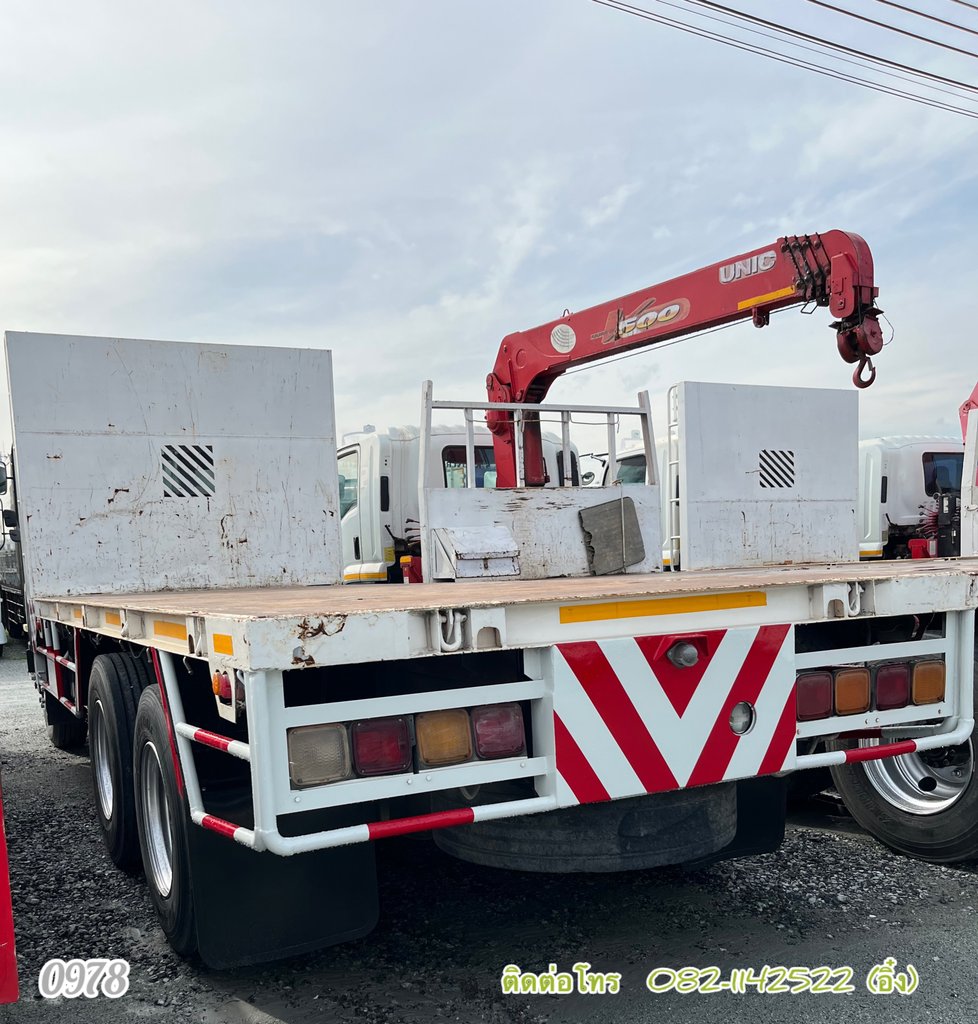 🚚💨 ISUZU FVZ 300 แรงม้า ปี 2557 รถ 10 ล้อ พื้นเรียบ 🚚💨 (0978)