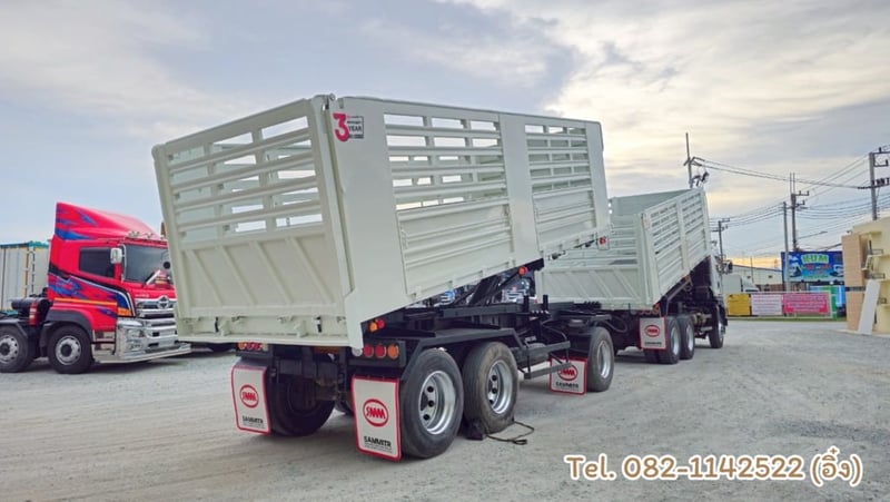 #สิบล้อดั้มพ์ ISUZU FXZ 360 แรง ปี 2566 ขาวสะอาดตา กระบะอู่สามมิตรแท้ (3843,3844)