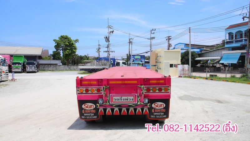 หางพื้นเรียบ สามเพลา อู่ เดอะซัน ปี 2565 (0376) หางพื้นเรียบ สามเพลา อู่ เดอะซัน ปี 2565 (0376)