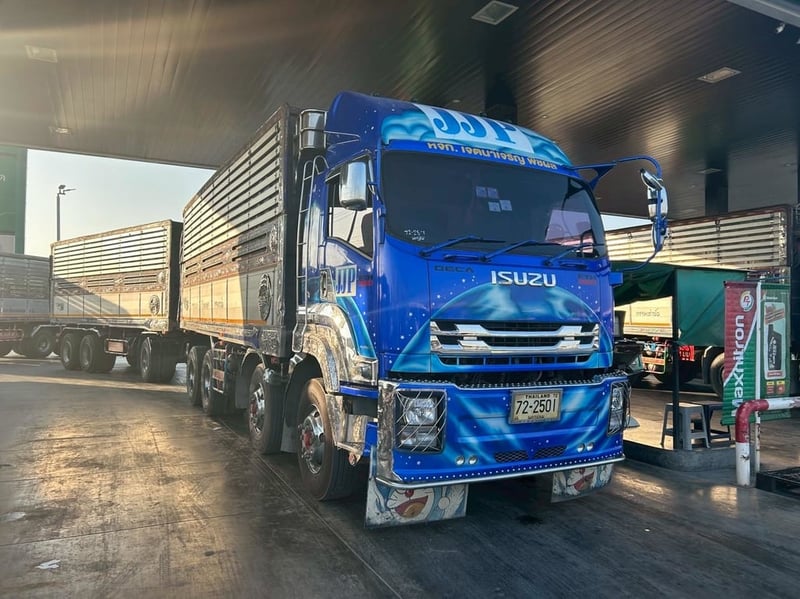 ISUZU FYH 360แรงม้า รถบรรทุก 10ล้อ ดั้มพ์ ปี2019 เลขไมล์น้อยกว่า 800,000 กม.