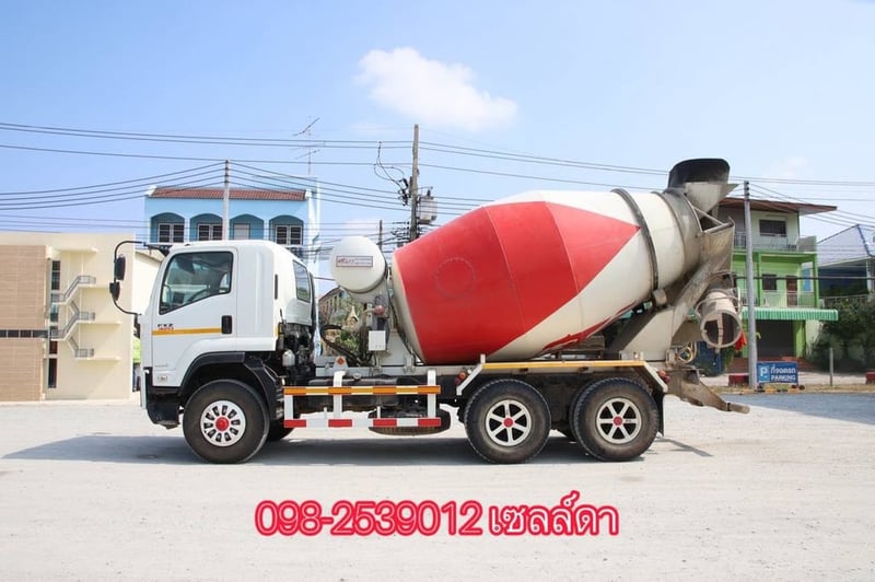 👉 สิบล้อโม่ปูน ISUZU FXZ 320 แร ปี 2566 (0237)