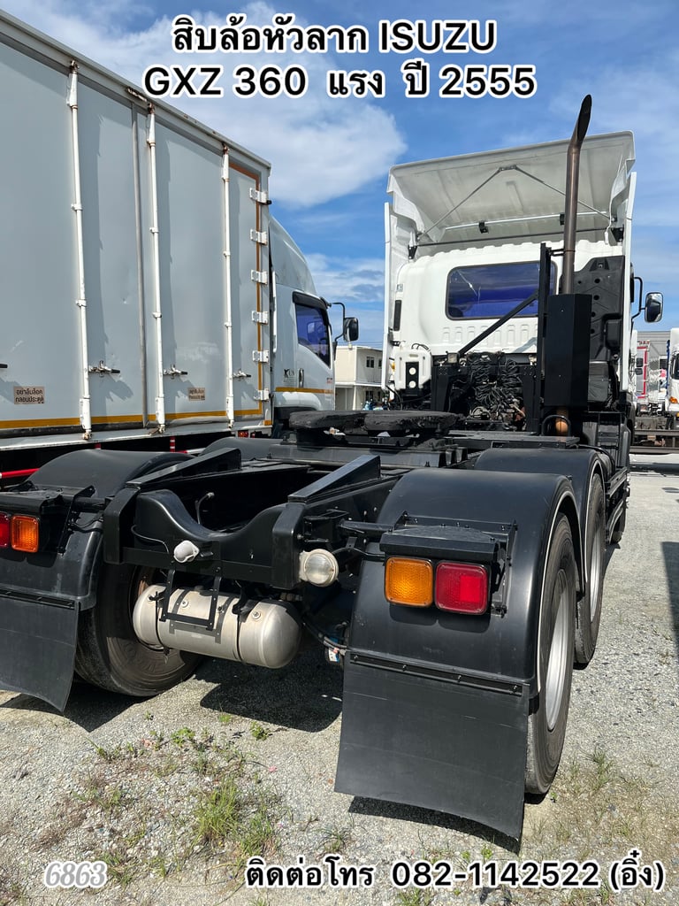 🚚💨สิบล้อหัวลาก ISUZU GXZ 360 ปี 55🚚💨 (6863)