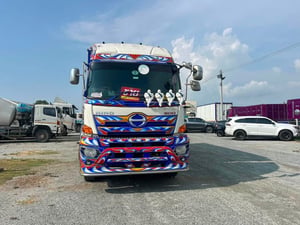 HINO FM 344แรงม้า รถบรรทุก 10ล้อ พ่วงแม่ลูก ปี2018 HINO FM 344แรงม้า รถบรรทุก 10ล้อ พ่วงแม่ลูก ปี2018