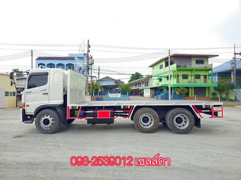👉 สิบล้อพื้นเรียบ HINO FL8J 260 แรง ปี 2560 ( 1784)