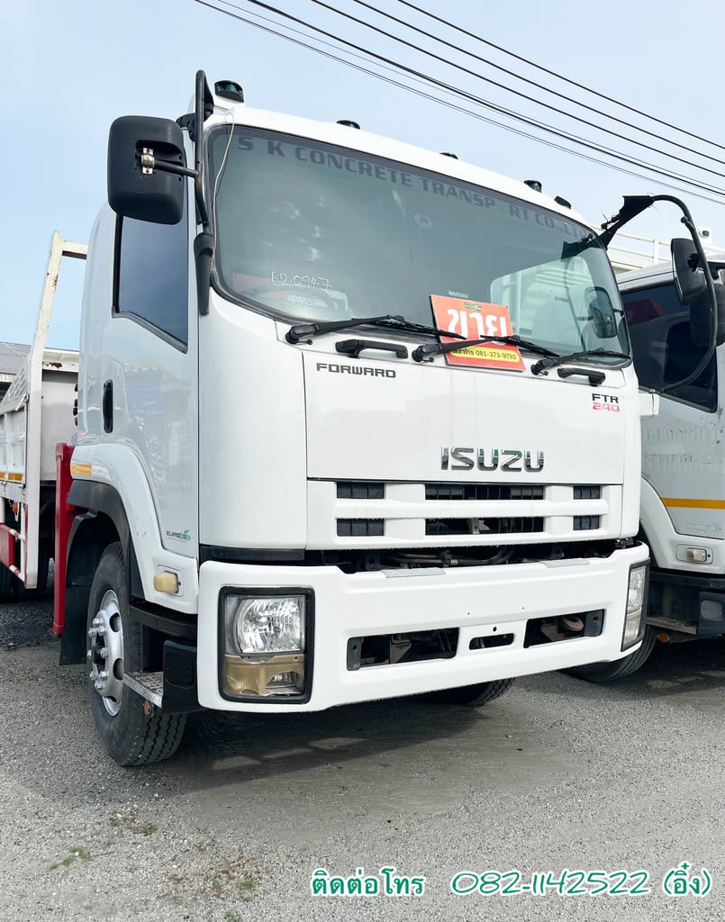 🚚 ISUZU FTR 240 แรงม้า ปี 2014 รถ 6 ล้อเครน (0947)