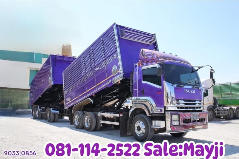 ISUZU FXZ 360แรงม้า รถบรรทุก 10ล้อ พ่วงแม่ลูก ปี2011