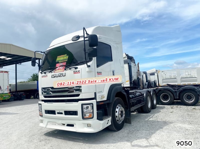 Isuzu  GXZ  360แรงม้า รถบรรทุก หัวลาก 10ล้อ หัวลาก เฉพาะหัว ปี2023