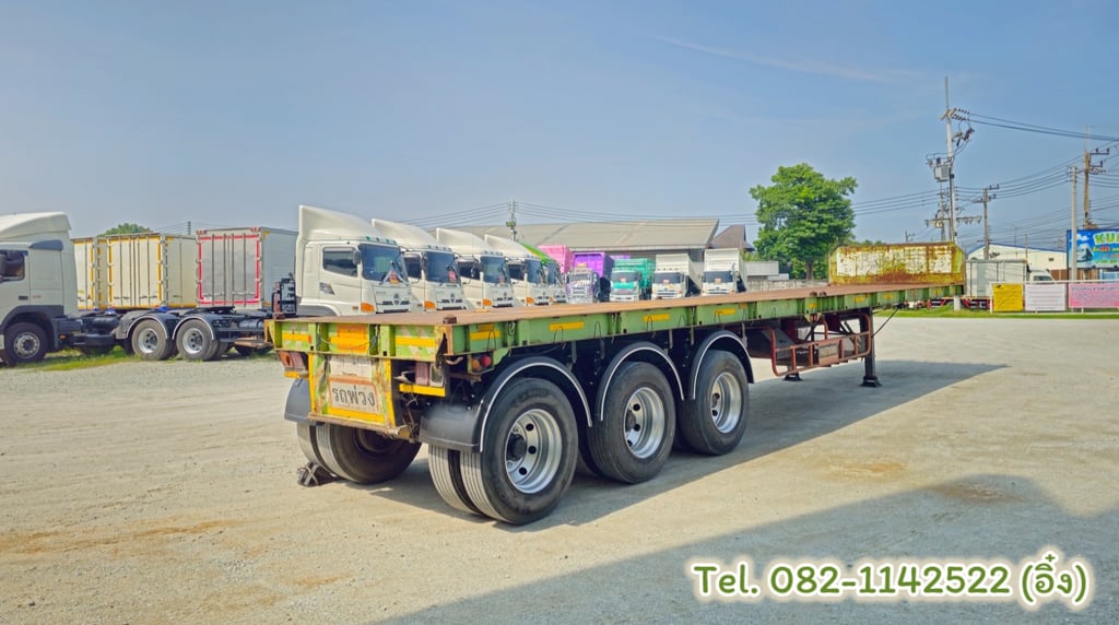 หางพื้นเรียบ สามเพลา อู่ BPT ปี 2558 (7339)