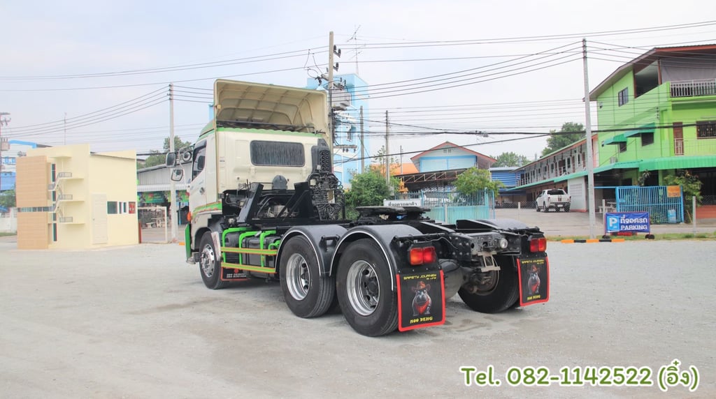 🚚💨 สิบล้อหัวลากสีเขียว HINO FM2P 380 แรง ปี 2562 (7351) 🚚💨 สิบล้อหัวลากสีเขียว HINO FM2P 380 แรง ปี 2562 (7351)