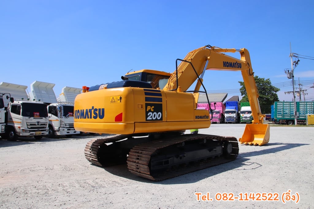 🚜 รถแบ็คโฮ KOMATSU PC200-7 ปี 2005 (4599) 🚜 รถแบ็คโฮ KOMATSU PC200-7 ปี 2005 (4599)
