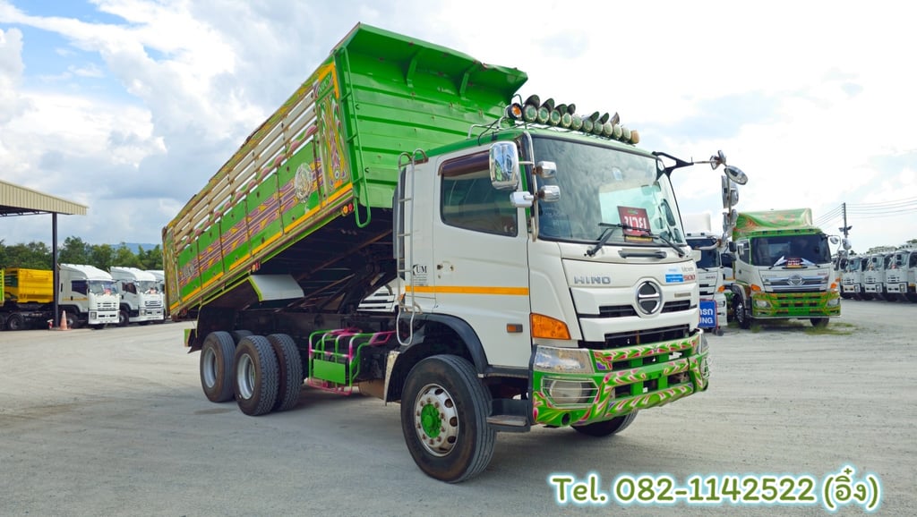 #HINO FM 344 แรง ปี 59 รถดั้มเกษตร เข้าใกล้หน้าขนอ้อยแล้ว รีบมาซื้อ มาจับจองกันได้ ก่อนราคาจะขึ้น (5045)
