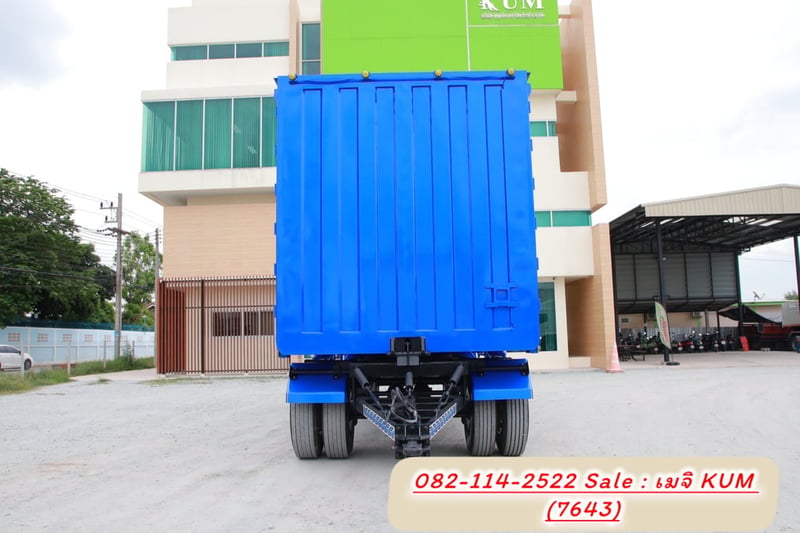 หางตู้สิบบาน สองเพลา อู่สมศักดิ์ บอดี้คาร์  ปี 2565 ยาว 7.50 กว้างใน 2.40 สูงใน 2.55