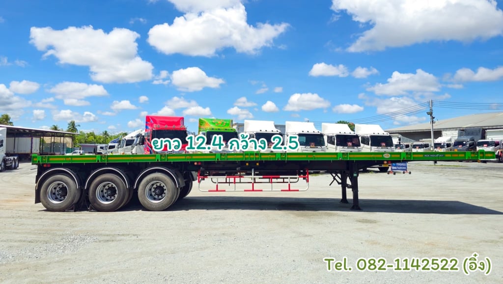 🚚💨 หางพื้นเรียบ สามเพลา อู่ RCK ปี 2566 (5616)
