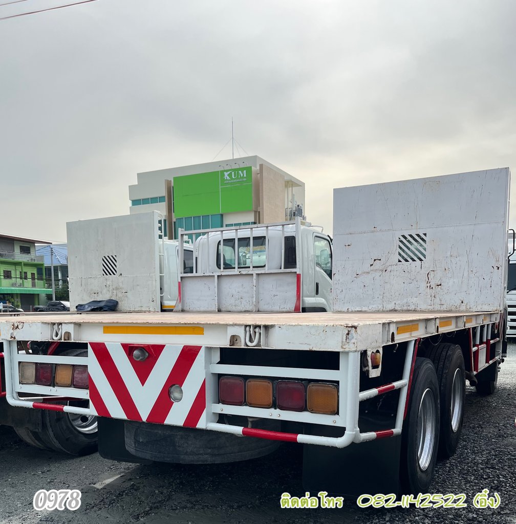 🚚💨 ISUZU FVZ 300 แรงม้า ปี 2557 รถ 10 ล้อ พื้นเรียบ 🚚💨 (0978)