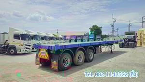 หางพื้นเรียบ  สามเพลา อู่ WAFA  ปี 2565 (8655)