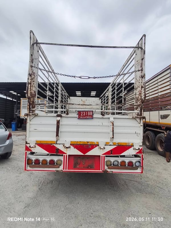 ISUZU FRR 210แรงม้า รถบรรทุก 6ล้อ กระบะคอกสูง ปี2023